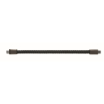 Braided PU bracelet, charging and data cable, 60W black colour seventh view