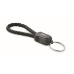 Black braided bracelet, charging and data cable, 60W black colour main view
