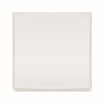 Elegant cube-shaped glass award, transparent colour second view
