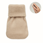 Small polyester hand warmer, hot water system beige colour second view
