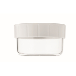 Breakfast to-go mug, 2 separate compartments, 450 ml white colour