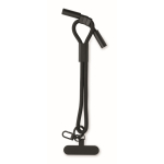 RPET wrist strap, charging and data cable black colour third view