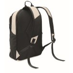 Laptop backpack, multiple external pockets, 15'' ivory colour third view
