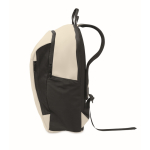 Laptop backpack, multiple external pockets, 15'' ivory colour sixth view