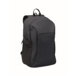 Laptop backpack, multiple external pockets, 15'' navy-blue colour