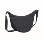 Crossbody RPET shoulder bag, main compartment blue colour