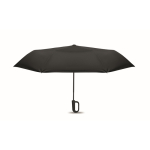 Windproof folding umbrella, automatic open and close, Ø99 cm black colour