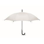 Windproof umbrella, automatic open, manual close, Ø103 cm white colour
