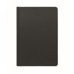 Hardcover notebook, sugarcane paper, A5, ruled pages black colour