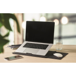 Multi-purpose laptop sleeve, stand and mouse pad, 16'' black colour second ambient view