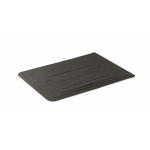 Multi-purpose laptop sleeve, stand and mouse pad, 16'' black colour