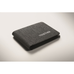 PU wallet, smart locator, Apple® devices black colour main view