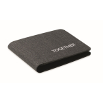 PU wallet, smart locator, Apple® devices black colour main view