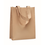 Small RPET bag, assorted colours, gusseted base, 80 g/m2 ivory colour