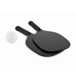 Pickleball set, 2 paddles, 1 ball, mesh bag black colour second view