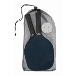 Pickleball set, 2 paddles, 1 ball, mesh bag navy-blue colour