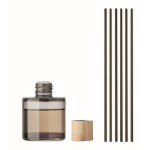 Elegant fragrance diffuser, vanilla scent, bamboo detail black colour second view