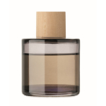 Elegant fragrance diffuser, vanilla scent, bamboo detail black colour third view