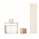 Diffuser with 6 reeds, glass jar, vanilla scent transparent colour second view