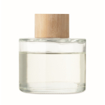 Diffuser with 6 reeds, glass jar, vanilla scent transparent colour third view