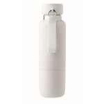 Insulated bottle with handle, cup at base, 500 ml white colour eighth view