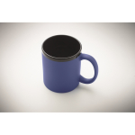 Ceramic mug, soft-touch coloured coating, 300 ml royal blue colour fourth photographic view
