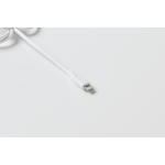 Keyring, multiple charging cables, assorted connectors white colour eighth photographic view