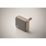 Small wireless speaker, with matching carry handle grey colour fourth photographic view