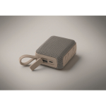Small wireless speaker, with matching carry handle grey colour sixth photographic view
