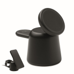 Charging base, phone and Apple® watch, mobile stand black colour