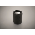 Small wireless speaker, RPET fabric, 3 hrs playtime black colour second photographic view