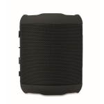 Small wireless speaker, RPET fabric, 3 hrs playtime black colour sixth view