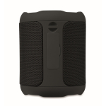 Small wireless speaker, RPET fabric, 3 hrs playtime black colour seventh view