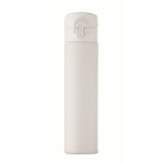 Leakproof stainless steel bottle, push-open lid, 300 ml white colour fifth view