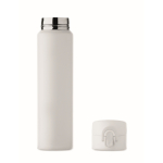 Leakproof stainless steel bottle, push-open lid, 300 ml white colour sixth view