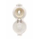 Leakproof stainless steel bottle, push-open lid, 300 ml white colour ninth view