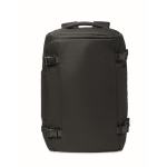 Travel backpack, multiple compartments black colour third view
