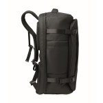 Travel backpack, multiple compartments black colour
