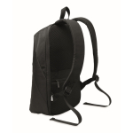 Anti-theft backpack, compartments for laptop and tablet, 15'' black colour second view