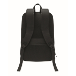 Anti-theft backpack, compartments for laptop and tablet, 15'' black colour fourth view