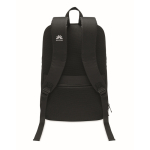Anti-theft backpack, compartments for laptop and tablet, 15'' black colour fourth main view