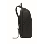Anti-theft backpack, compartments for laptop and tablet, 15'' black colour fifth view