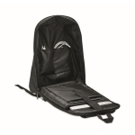 Anti-theft backpack, compartments for laptop and tablet, 15'' black colour sixth view