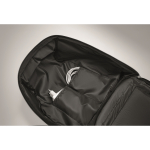 Anti-theft backpack, compartments for laptop and tablet, 15'' black colour photographic view