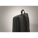 Anti-theft backpack, compartments for laptop and tablet, 15'' black colour photographic view