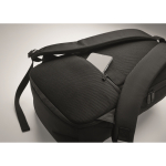 Anti-theft backpack, compartments for laptop and tablet, 15'' black colour photographic view