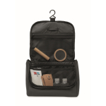 Organiser toiletry bag, single compartment, hanging hook black colour second view