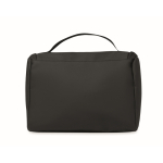 Organiser toiletry bag, single compartment, hanging hook black colour seventh view