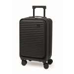 Hard-shell trolley, compartments for documents and laptop, 20'' black colour second view