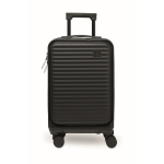 Hard-shell trolley, compartments for documents and laptop, 20'' black colour third view